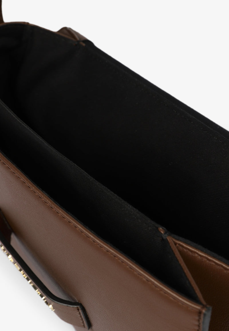 LEATHER BAG WITH ZIP DETAIL
