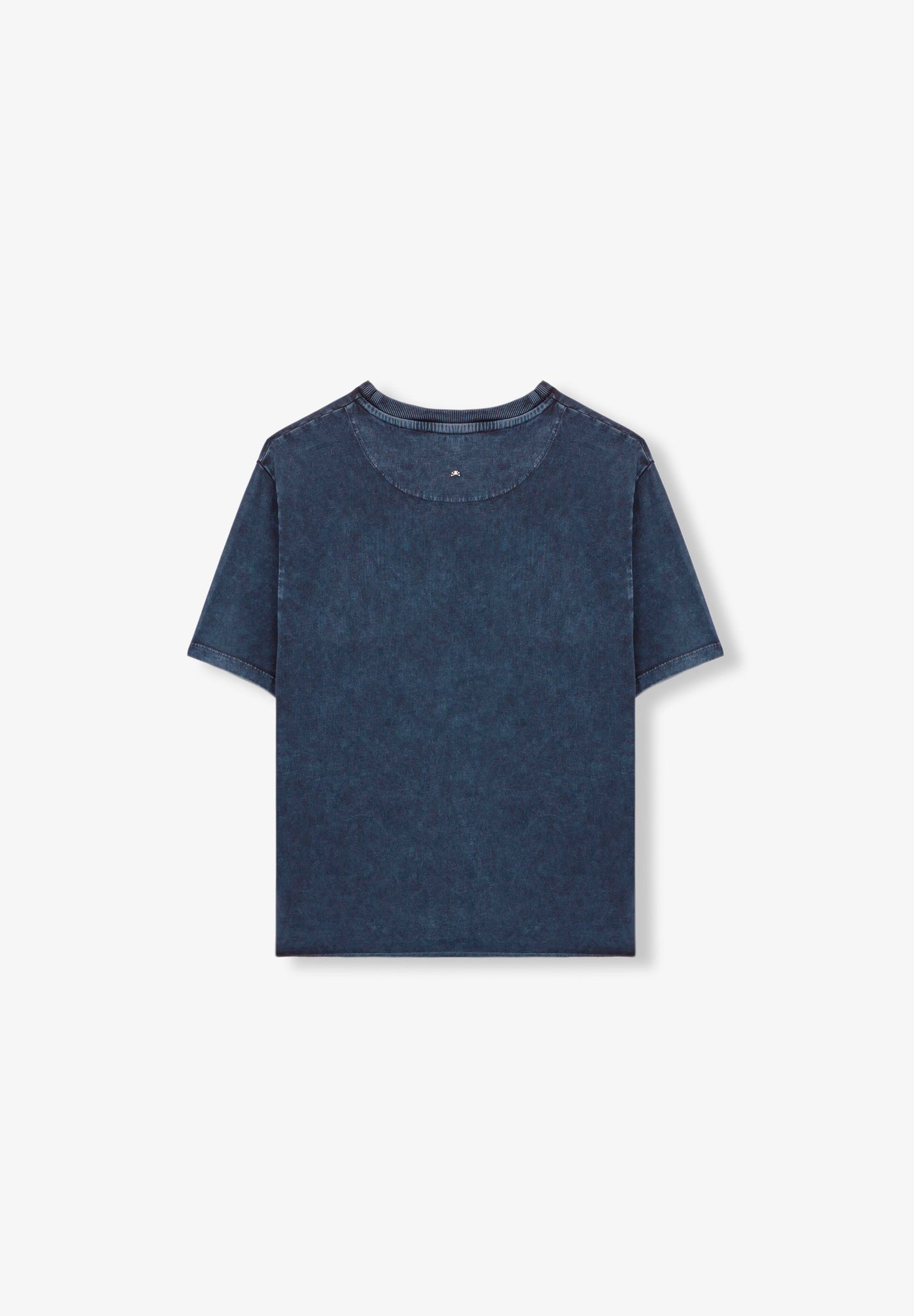 FADED T-SHIRT WITH SIDE PLEAT