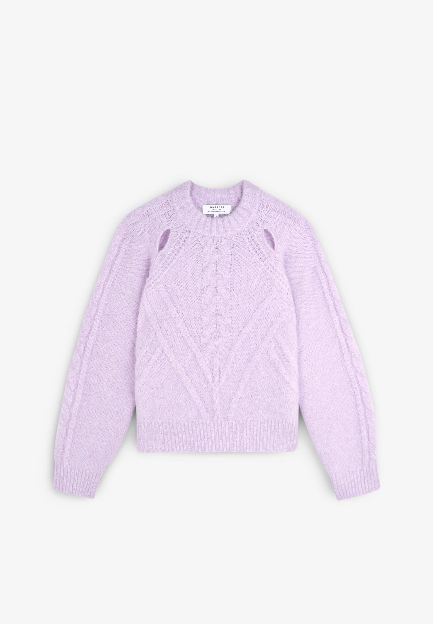 KNIT SWEATER WITH OPENINGS