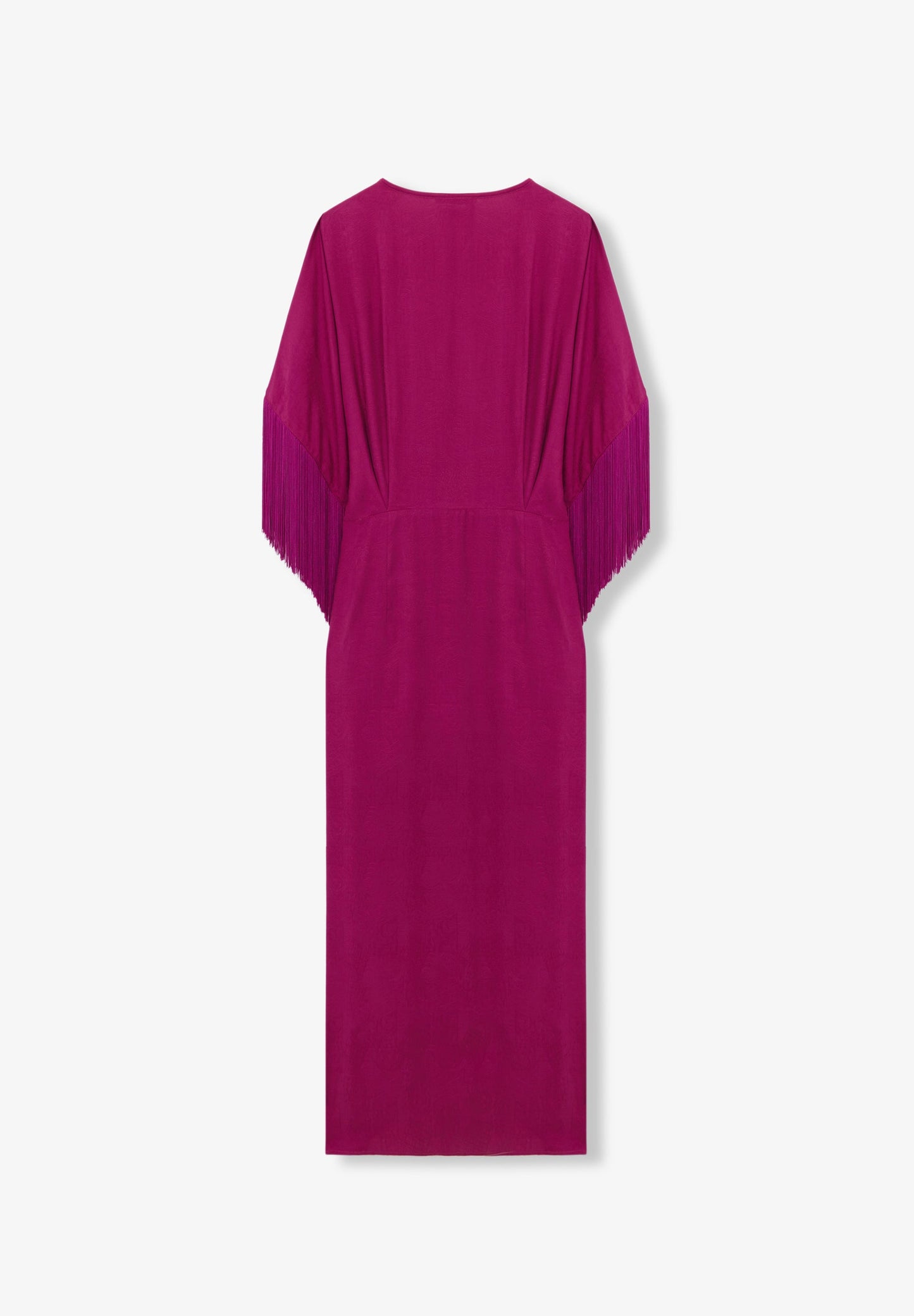 MIDI DRESS WITH FRINGING