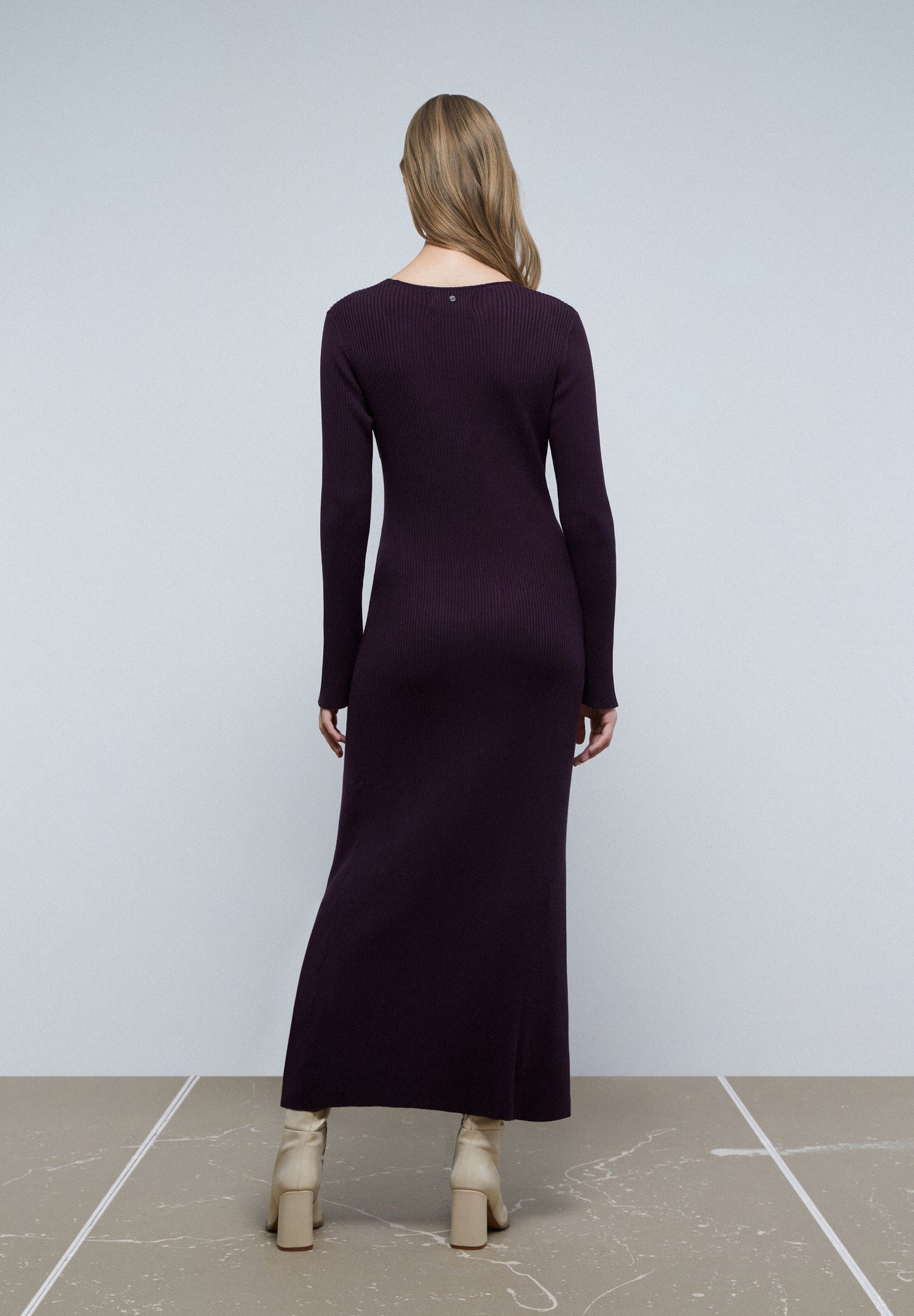 DIAMOND TEXTURED WEAVE DRESS