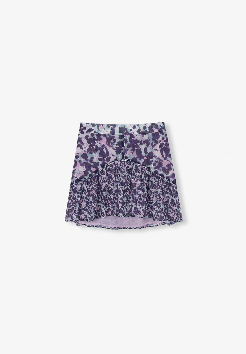 ANIMAL PRINT MINI SKIRT