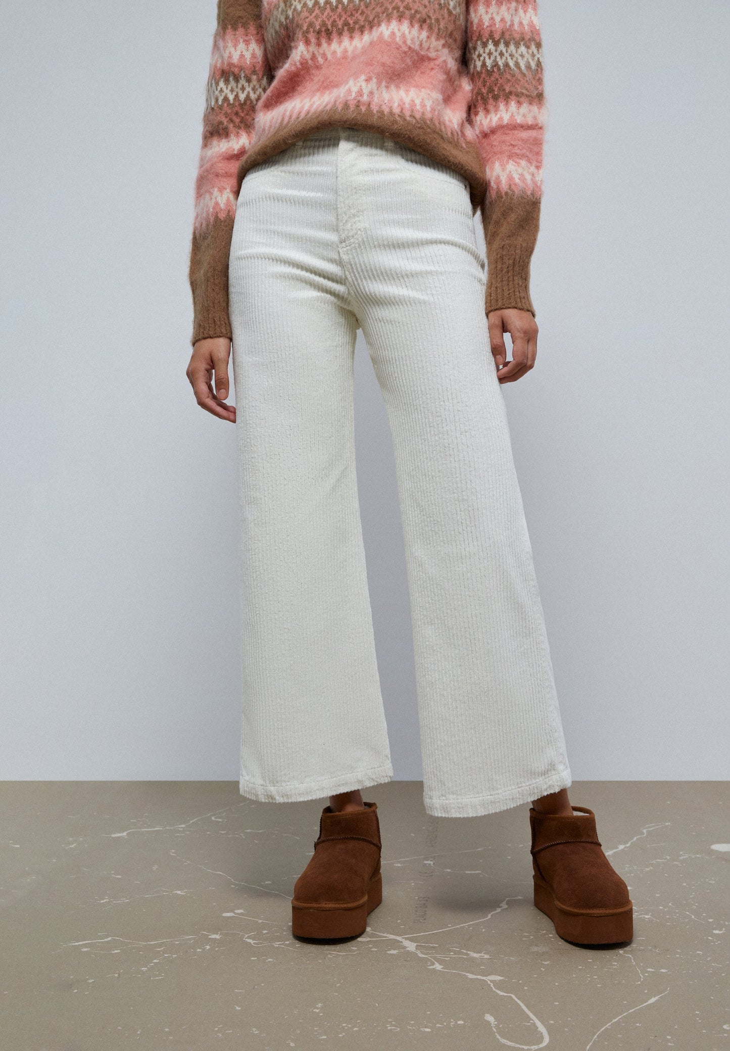CORDUROY CULOTTE TROUSERS