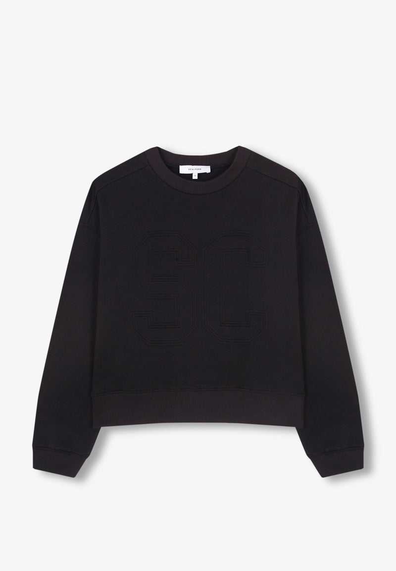 SWEATSHIRT WITH LOGO INITIALS