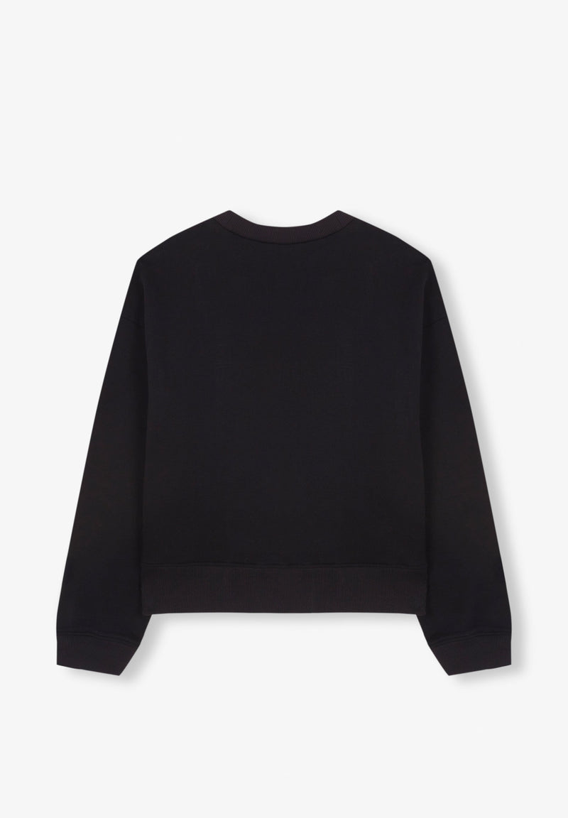 SWEATSHIRT WITH LOGO INITIALS