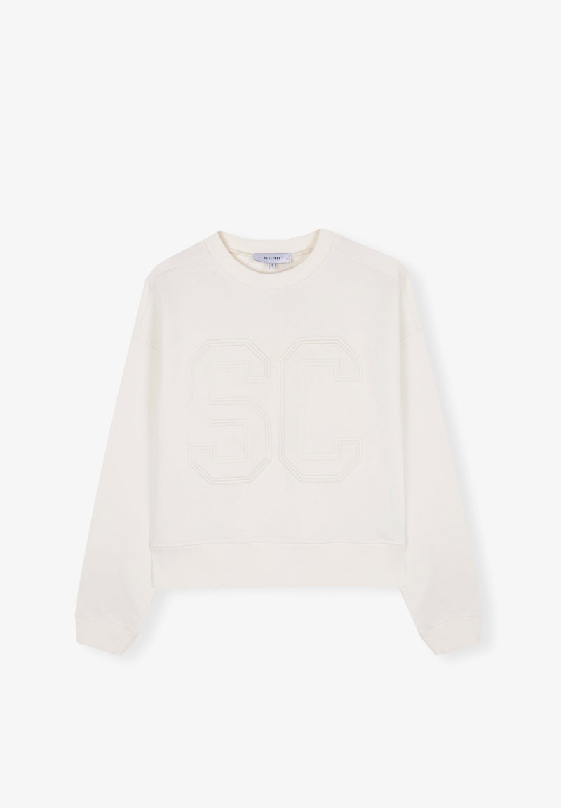 SWEATSHIRT WITH LOGO INITIALS