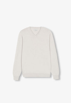 V-NECK SWEATER WITH SKULL