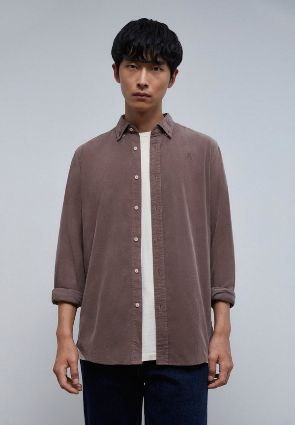 CORDUROY SHIRT WITH SKULL