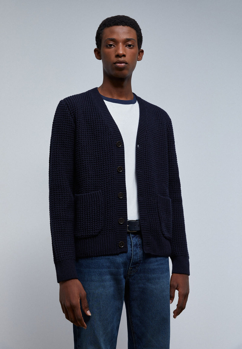 CROCHET STRUCTURE CARDIGAN