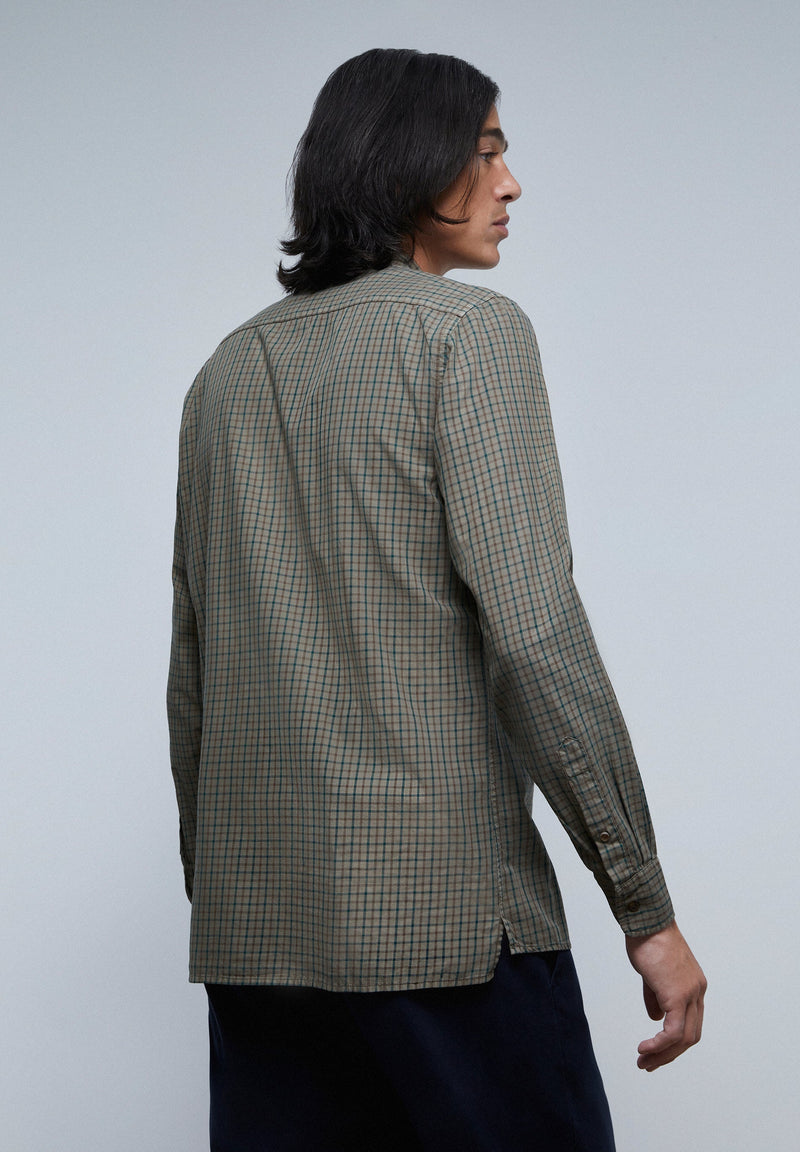 CHECK PYJAMA SHIRT