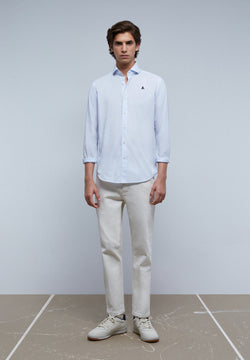 CONTRAST SKULL SHIRT