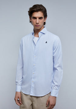 CONTRAST SKULL SHIRT