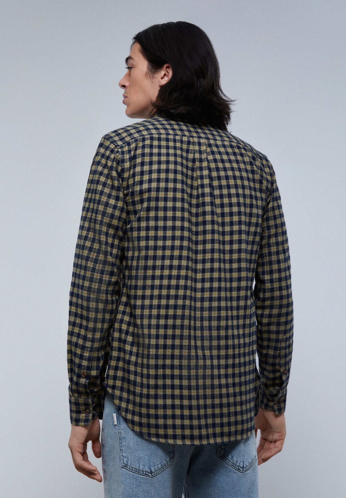 TARTAN SHIRT WITH A BUTTON-DOWN COLLAR