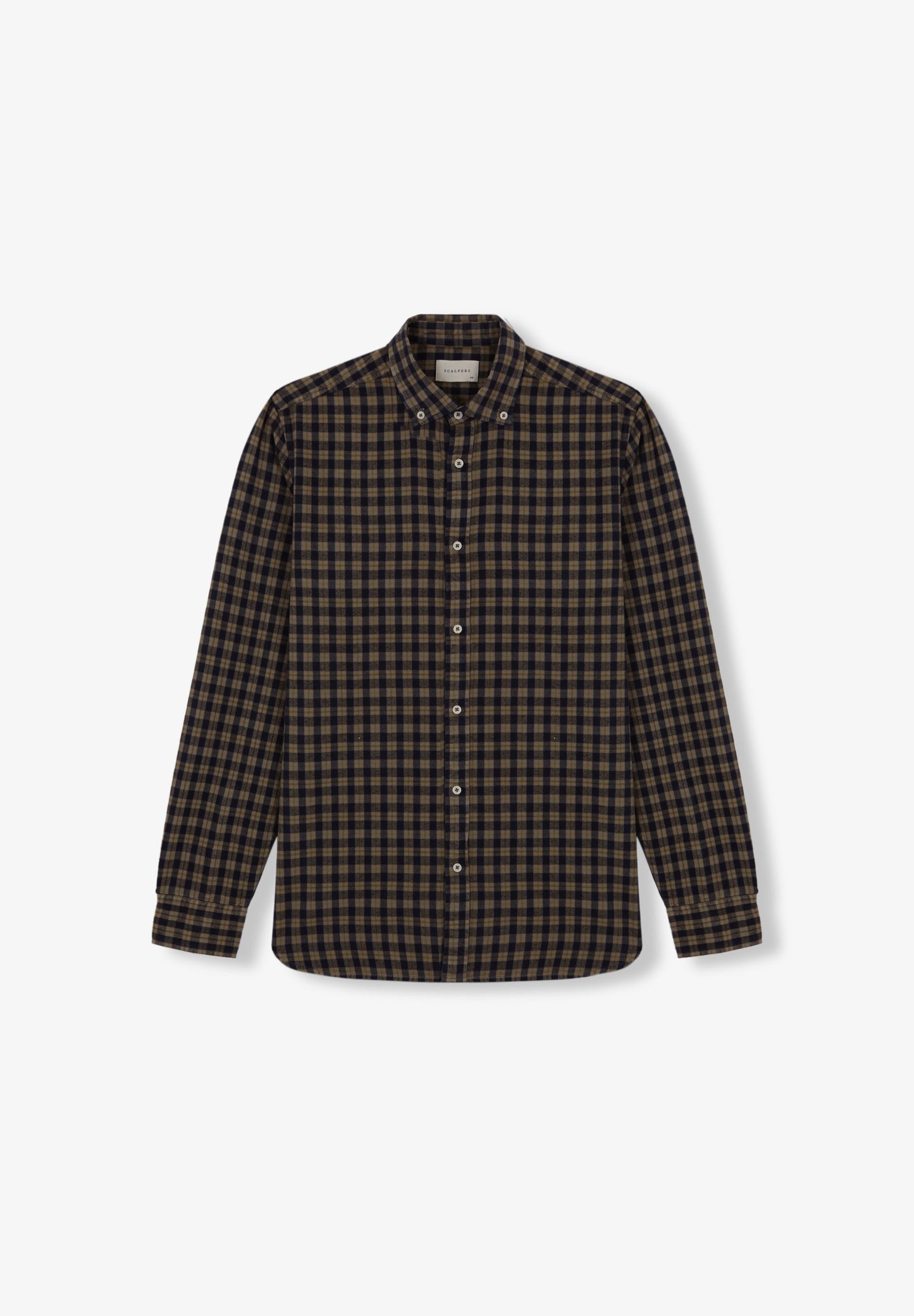TARTAN SHIRT WITH A BUTTON-DOWN COLLAR