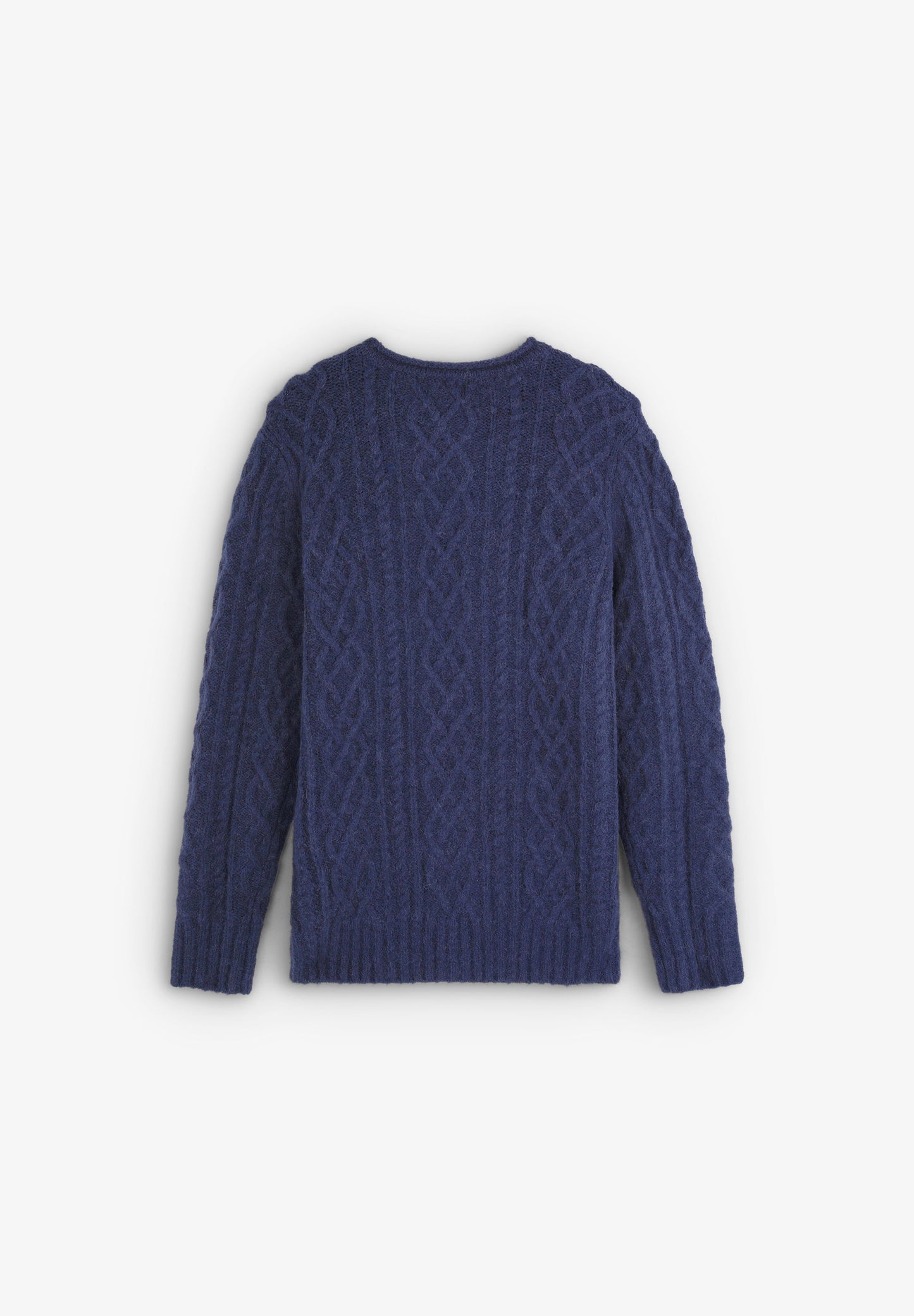 CABLE-KNIT WOOL SWEATER