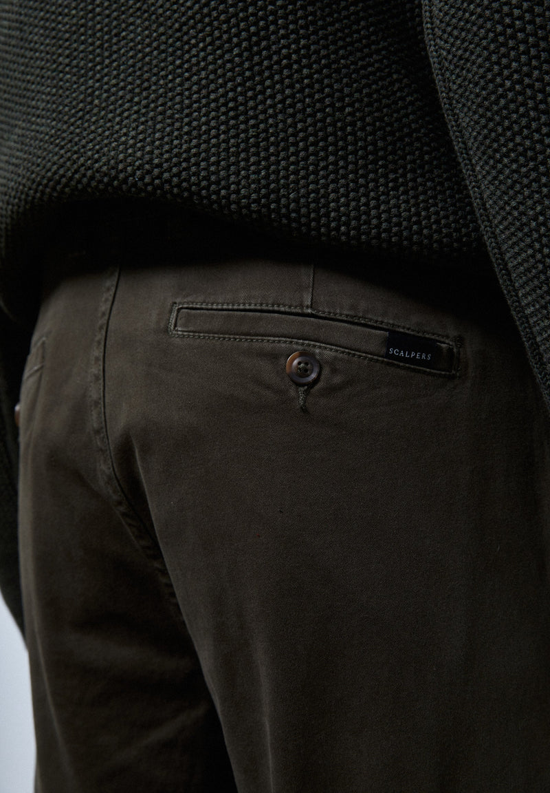 TEXTURED CARGO TROUSERS