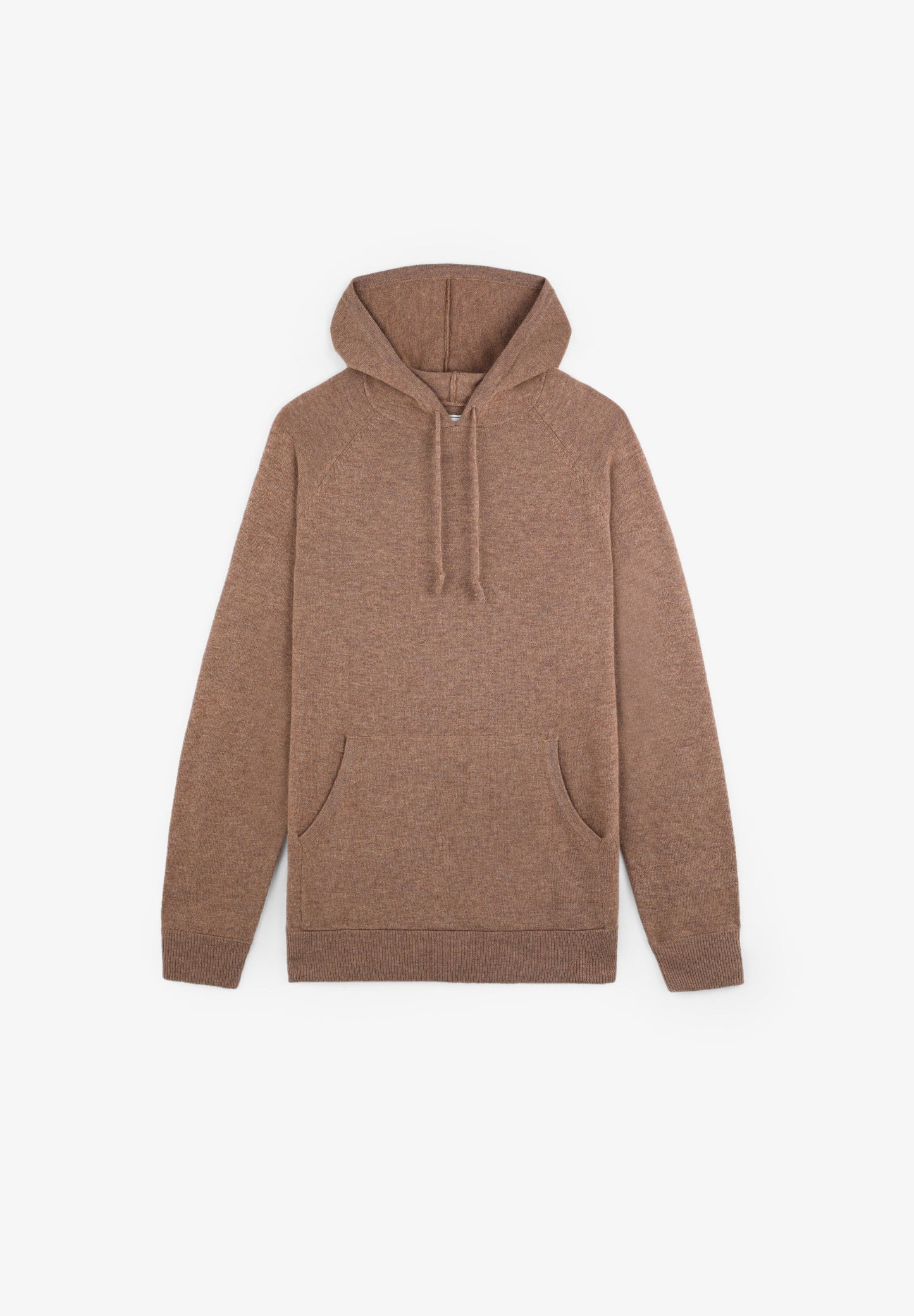 MERINO WOOL SWEATER WITH HOOD