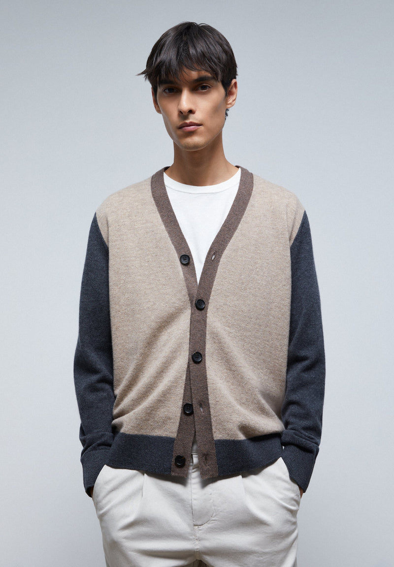 PREMIUM TRICOLOUR CARDIGAN