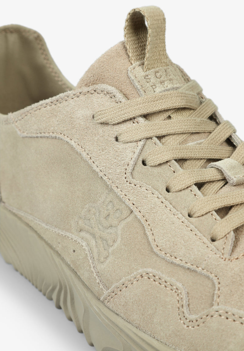 SUEDE SNEAKERS WITH SPECIAL SOLES