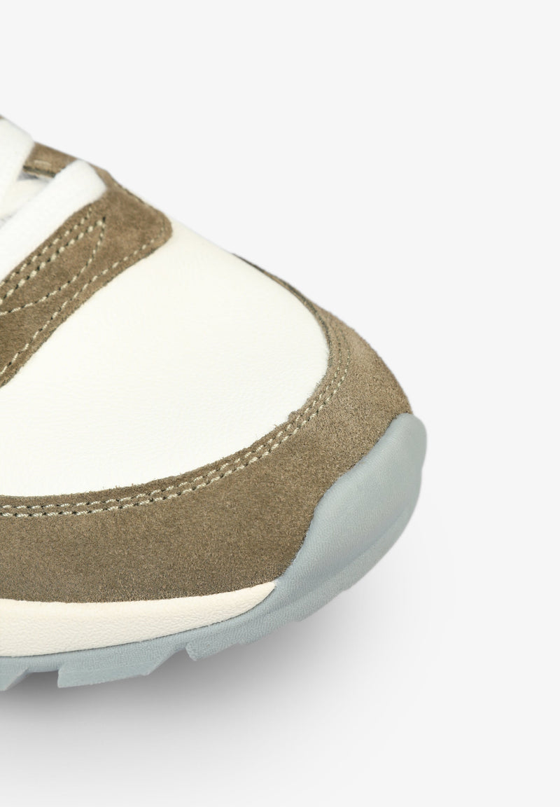 SKULL SNEAKERS WITH TRACK SOLE