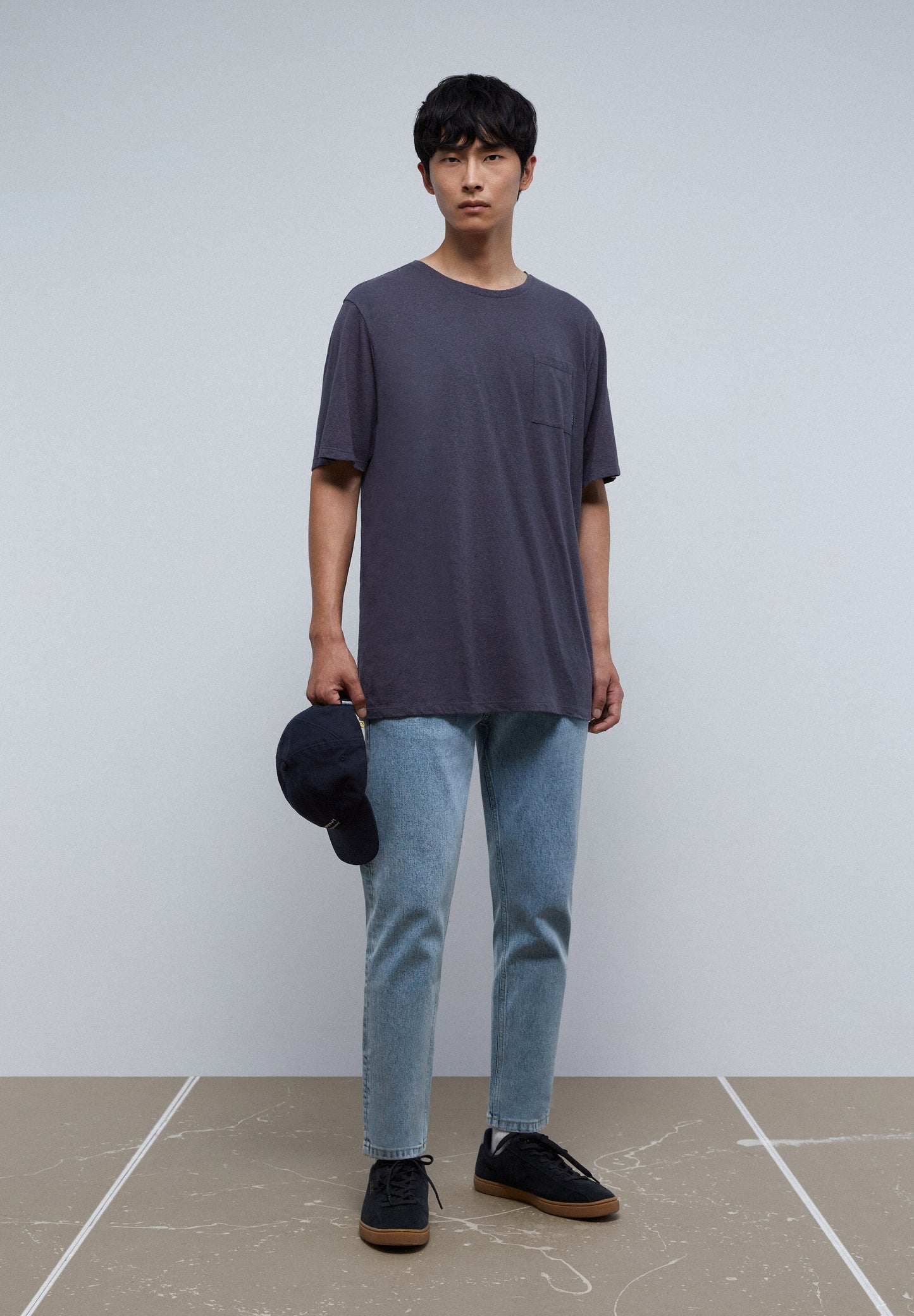 RUSTIC T-SHIRT WITH POCKET