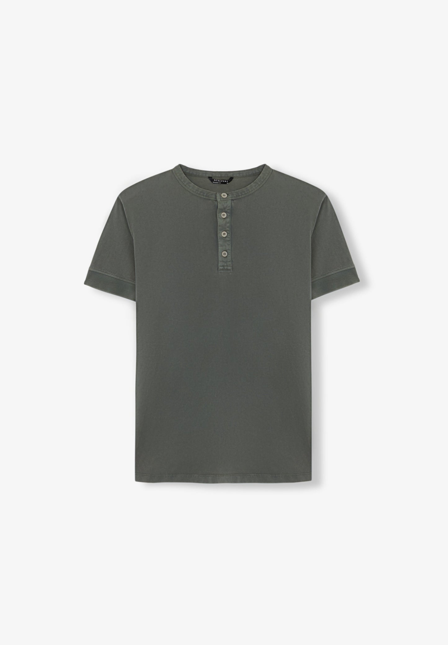 SOFT T-SHIRT WITH BUTTONED COLLAR