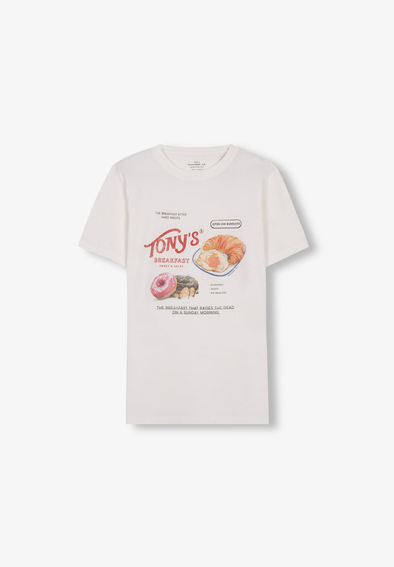 T-SHIRT WITH FRONT PRINT