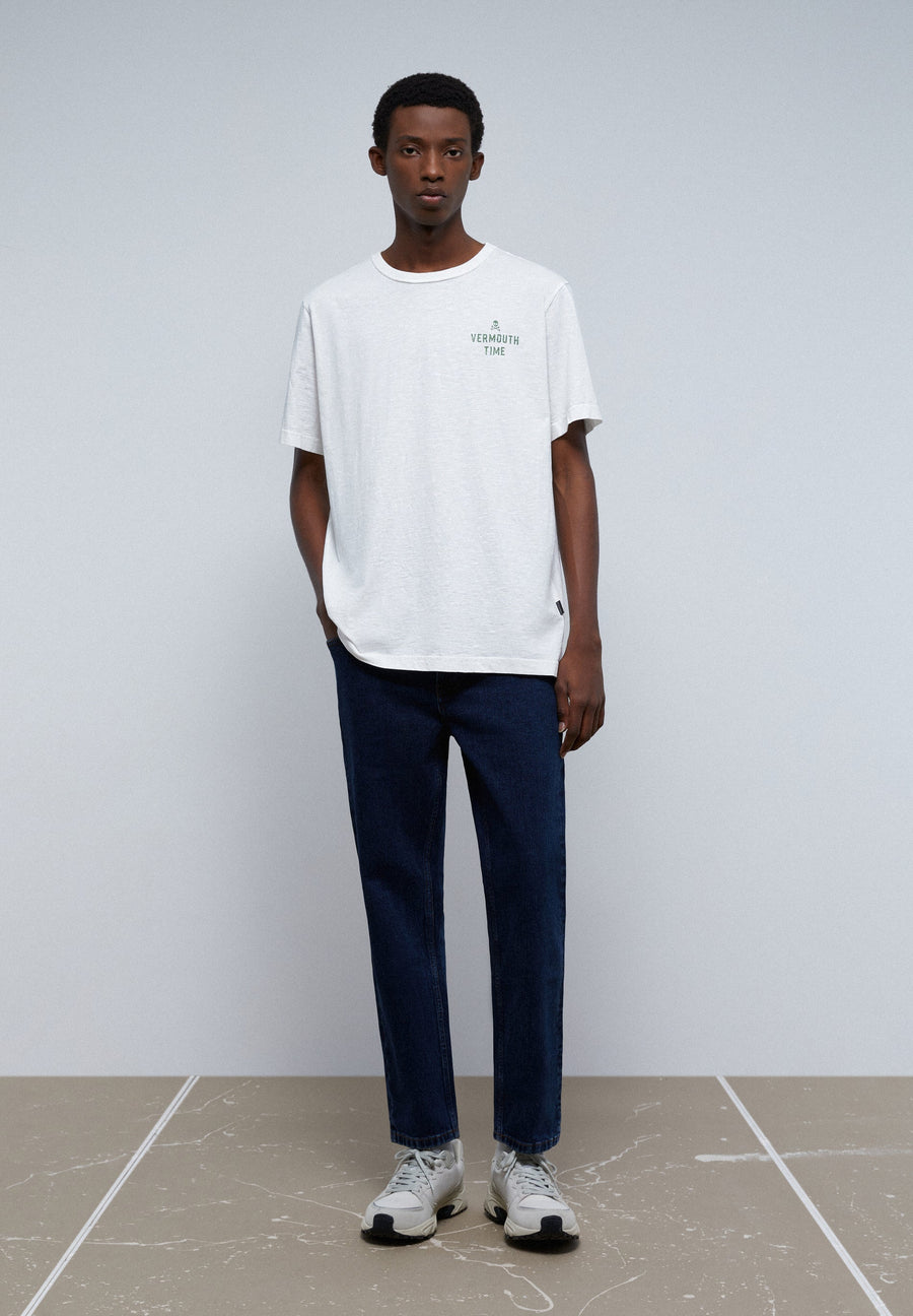 T-SHIRT WITH BACK ILLUSTRATION