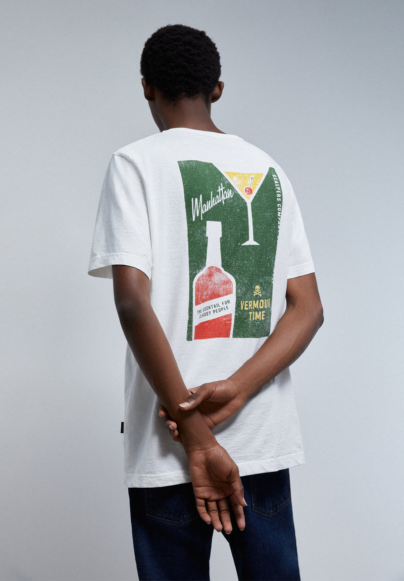 T-SHIRT WITH BACK ILLUSTRATION