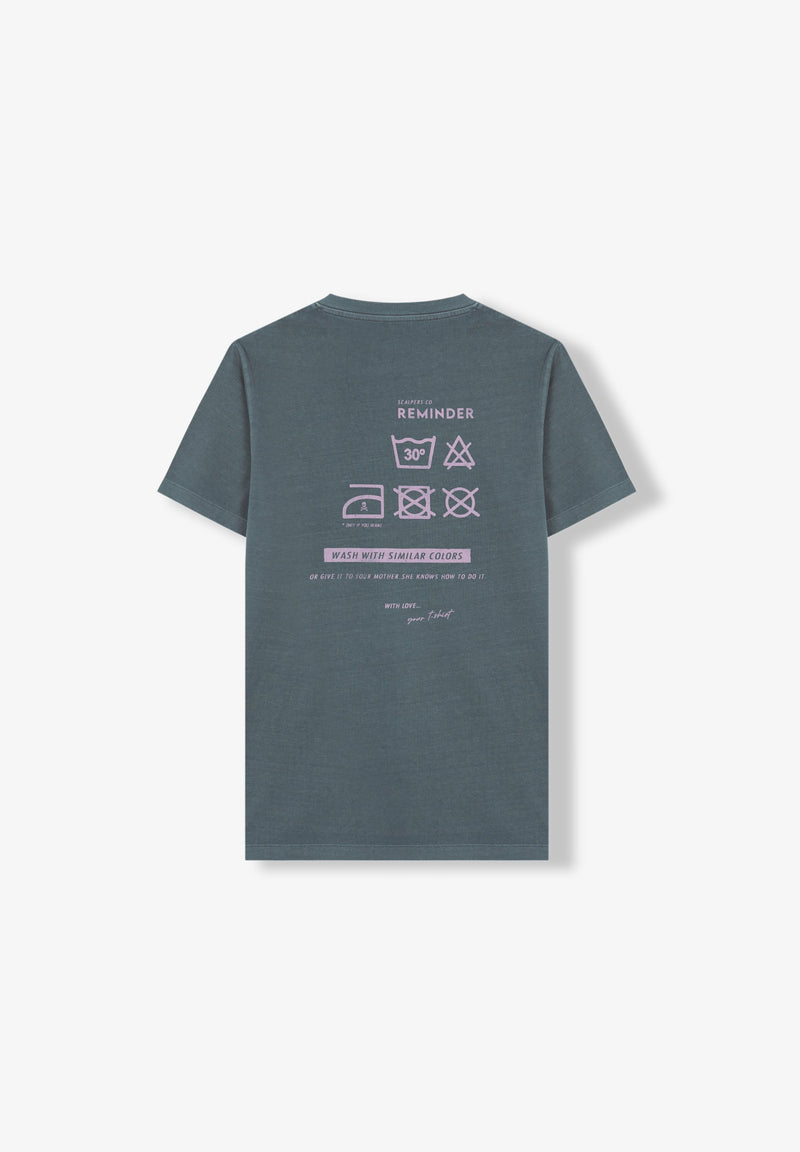 CONTRAST PRINT T-SHIRT