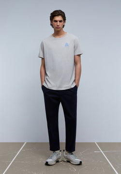 CONTRAST PRINT T-SHIRT