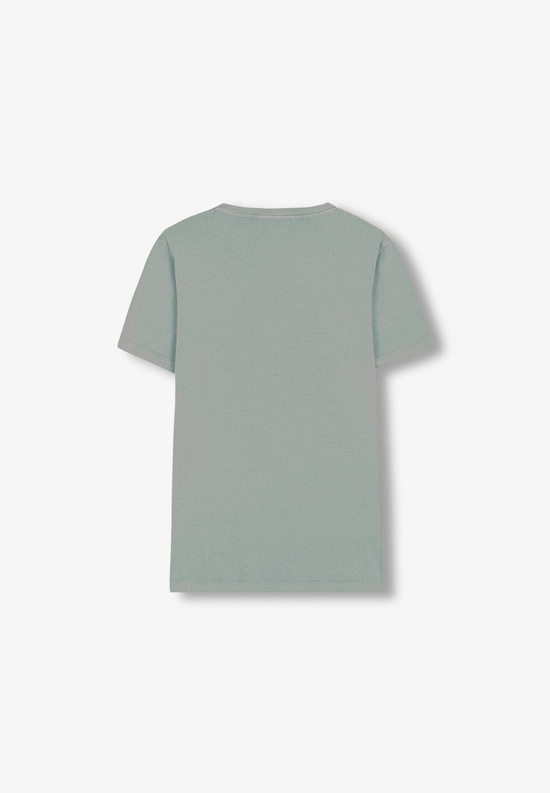FADED T-SHIRT WITH FRONT PRINT