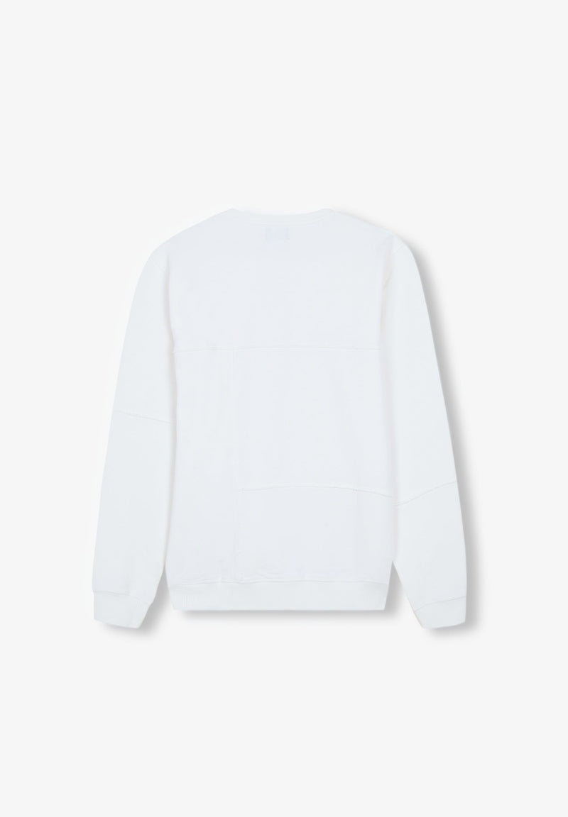 LABELLED CUT-OUT SWEATSHIRT