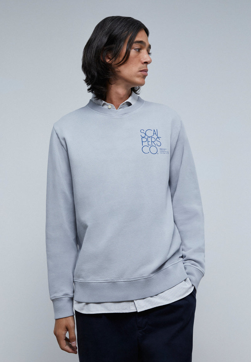 SWEATSHIRT WITH BACK PATCH
