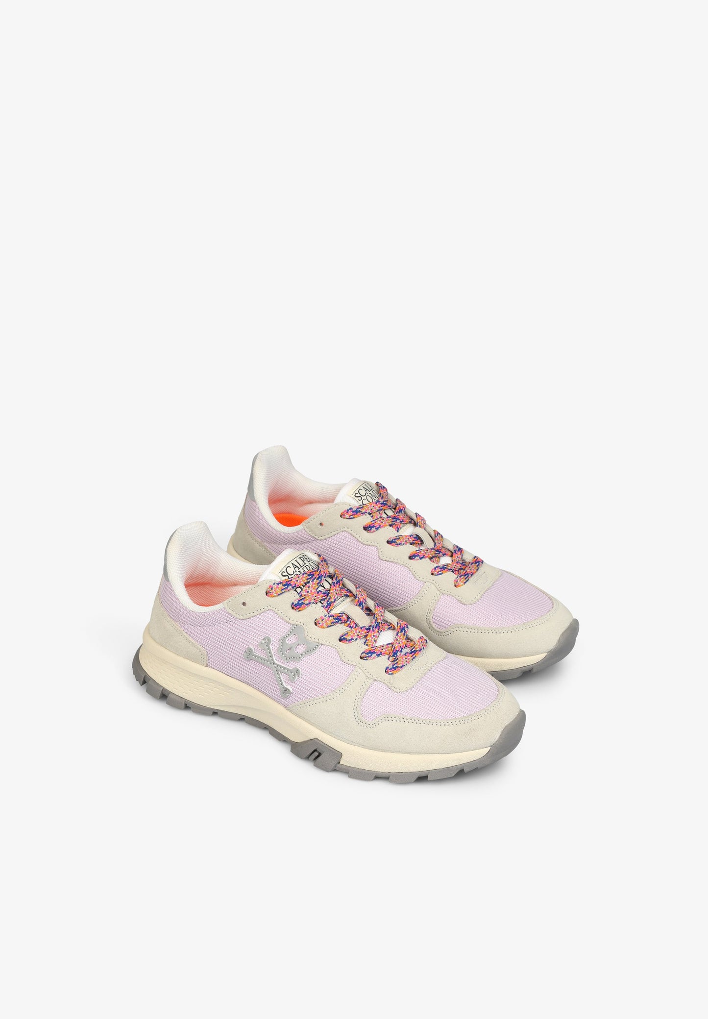 SKULL SNEAKERS WITH TRACK SOLE