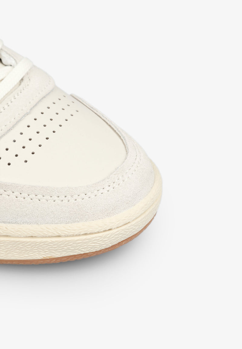 SNEAKERS IN NAPPA LEATHER WITH EMBOSSED DETAIL
