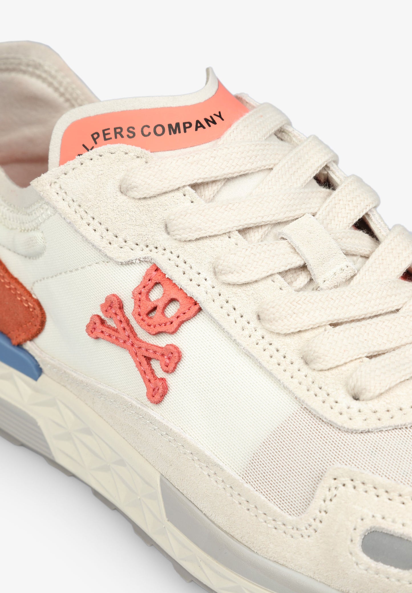 THREE-TONE SUEDE SNEAKERS