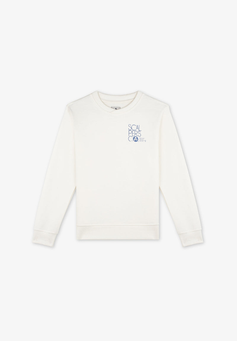 SWEATSHIRT WITH BACK PATCH