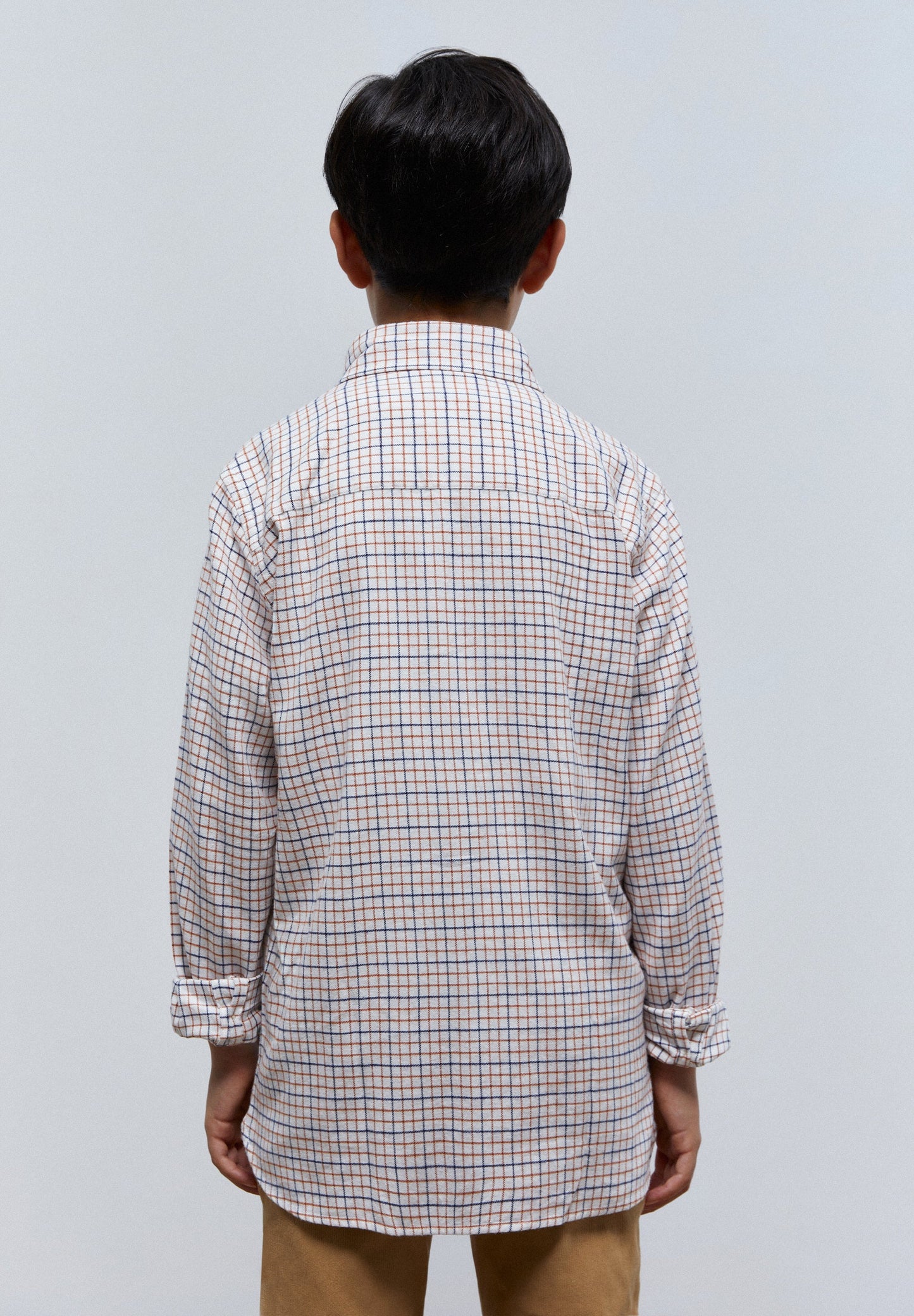 CHECK SHIRT WITH SKULL