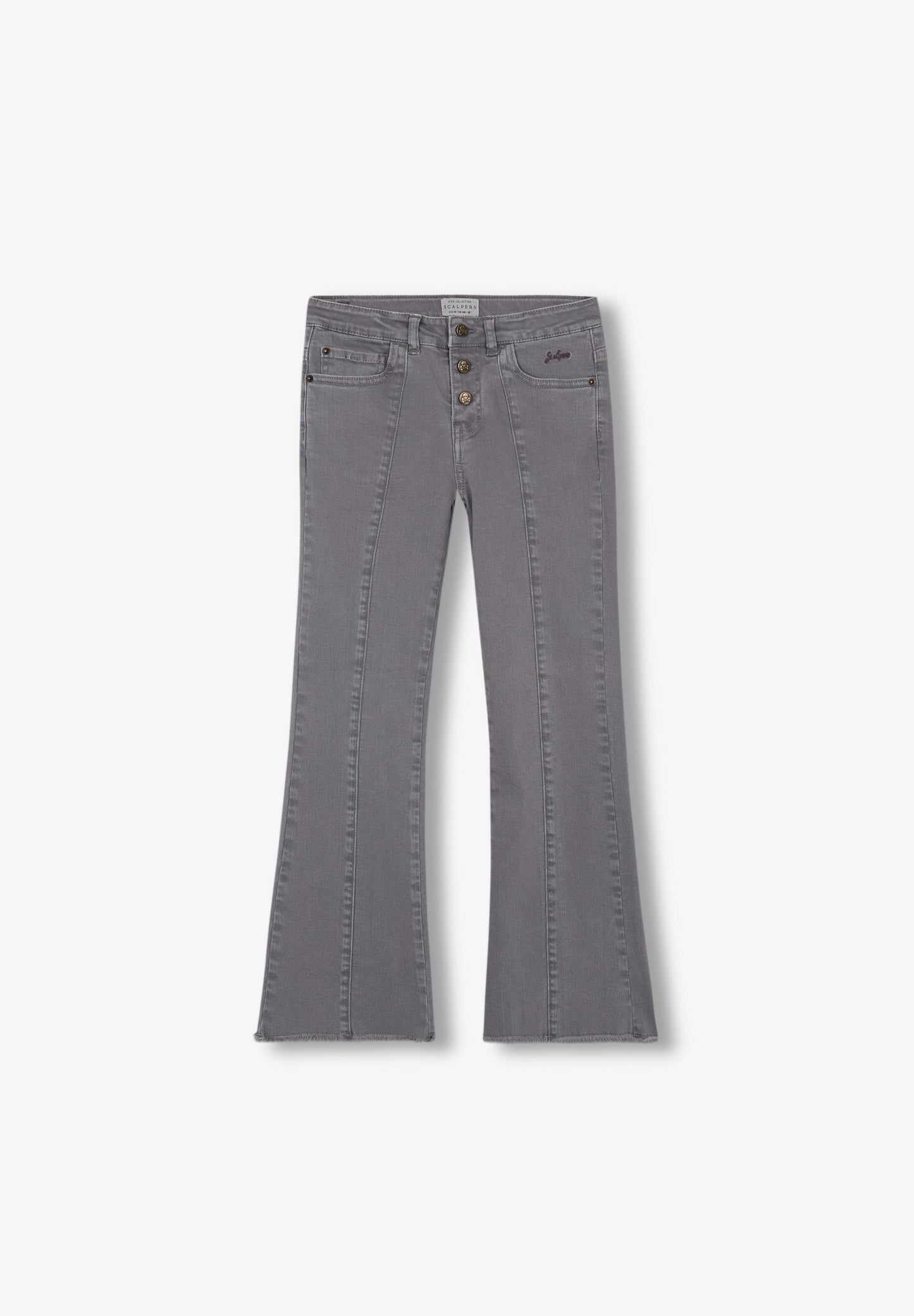 FLARED TROUSERS WITH BUTTONS