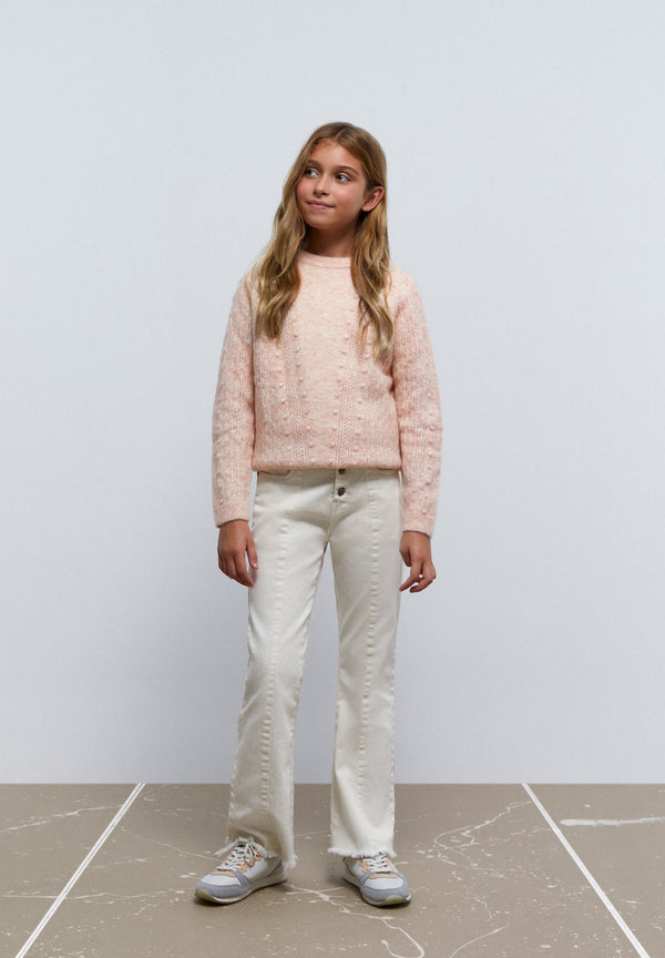 FLARED TROUSERS WITH BUTTONS
