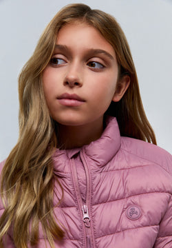 QUILTED JACKET WITH SKULL DETAIL