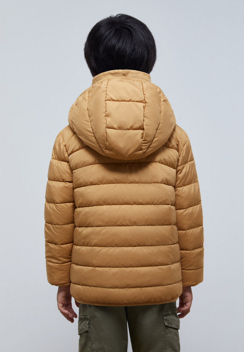 QUILTED JACKET WITH SKULL DETAIL