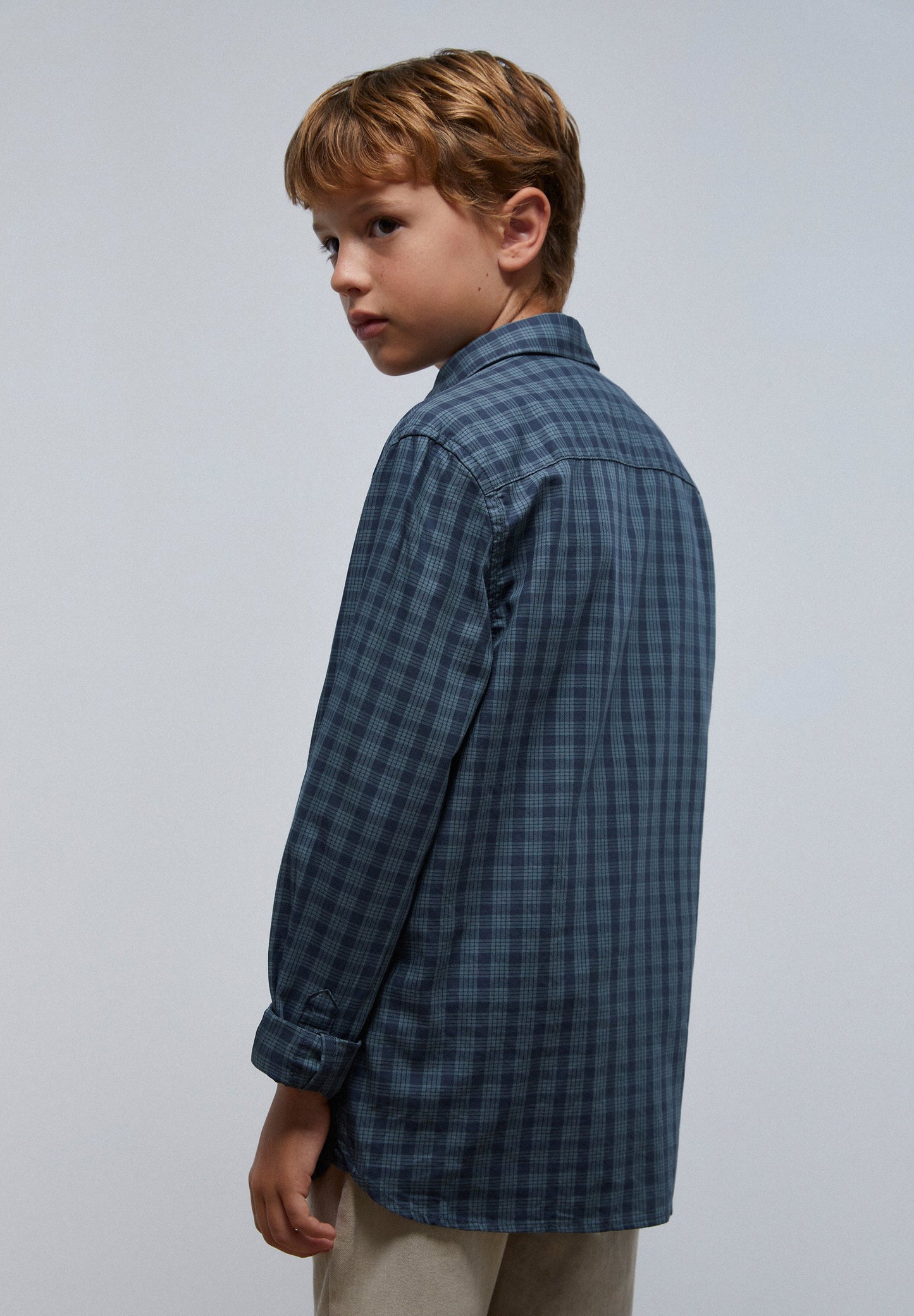 CHECK SHIRT WITH MATCHING SKULL