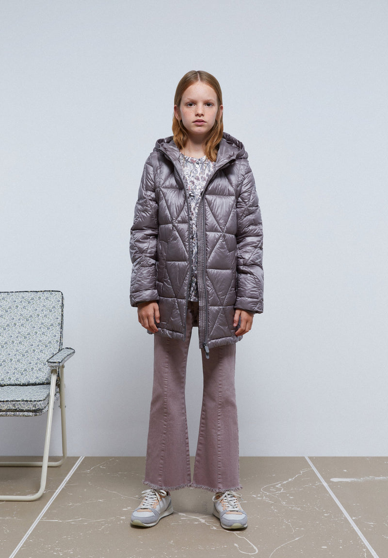 QUILTED METALLIC COAT