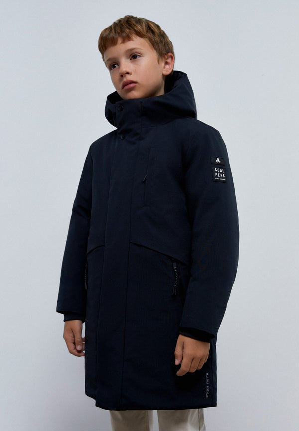 QUILTED PARKA WITH POCKETS