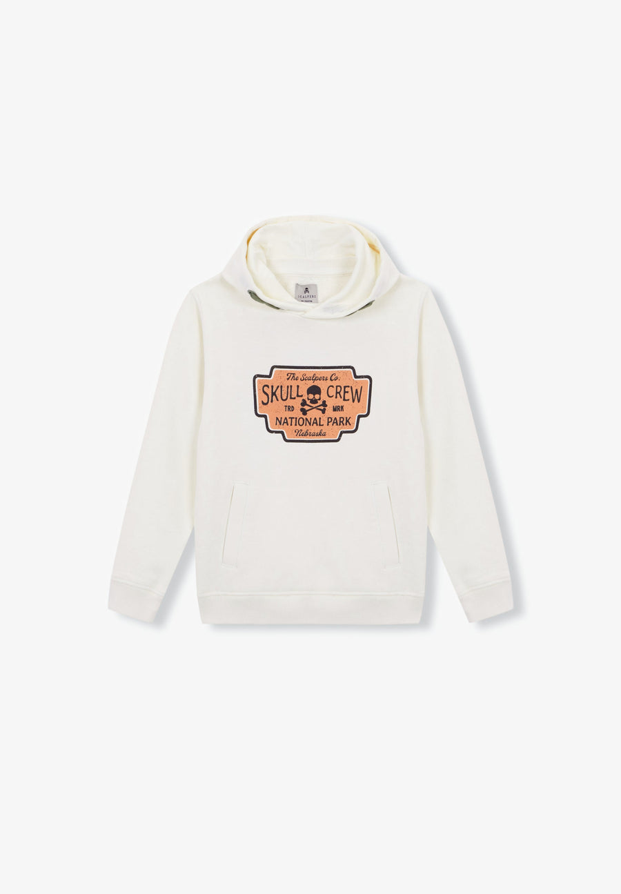 HOODIE WITH FRONT PRINT