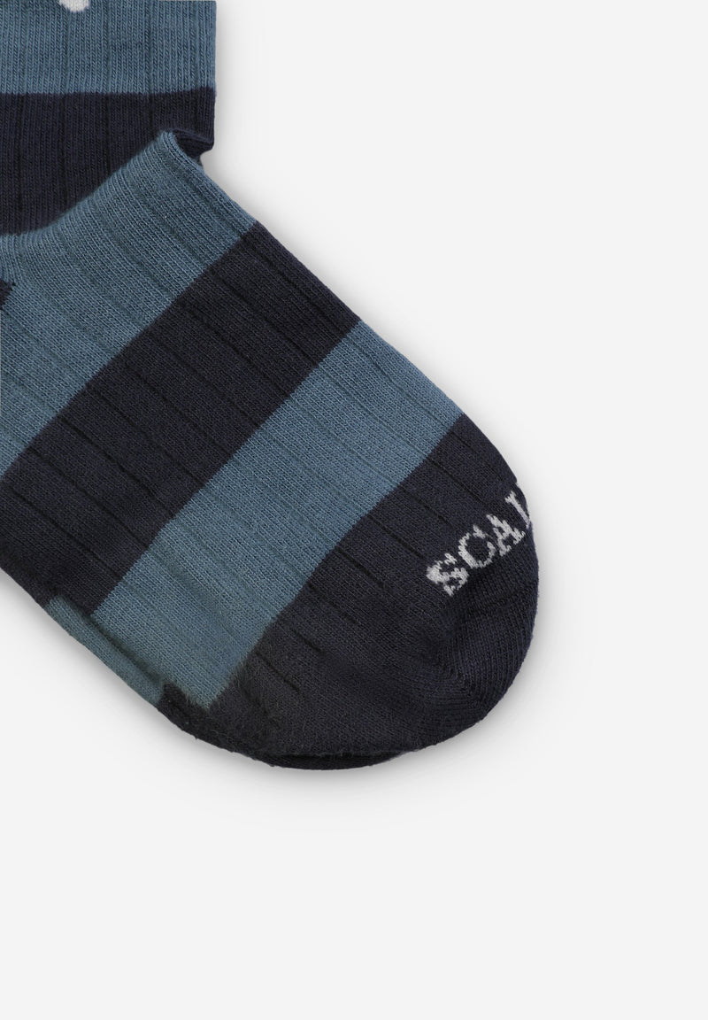 STRIPED RIBBED SOCKS