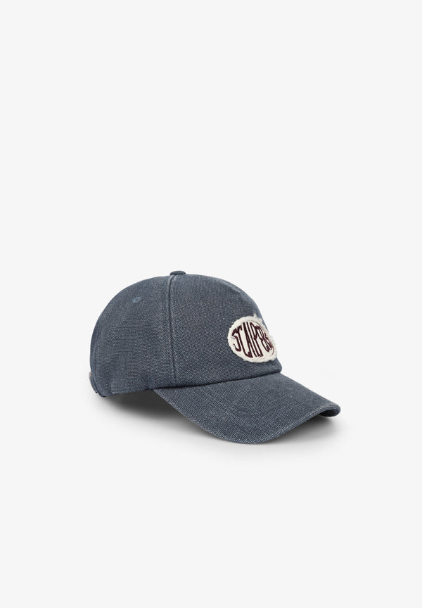 CAP WITH LOGO PATCH