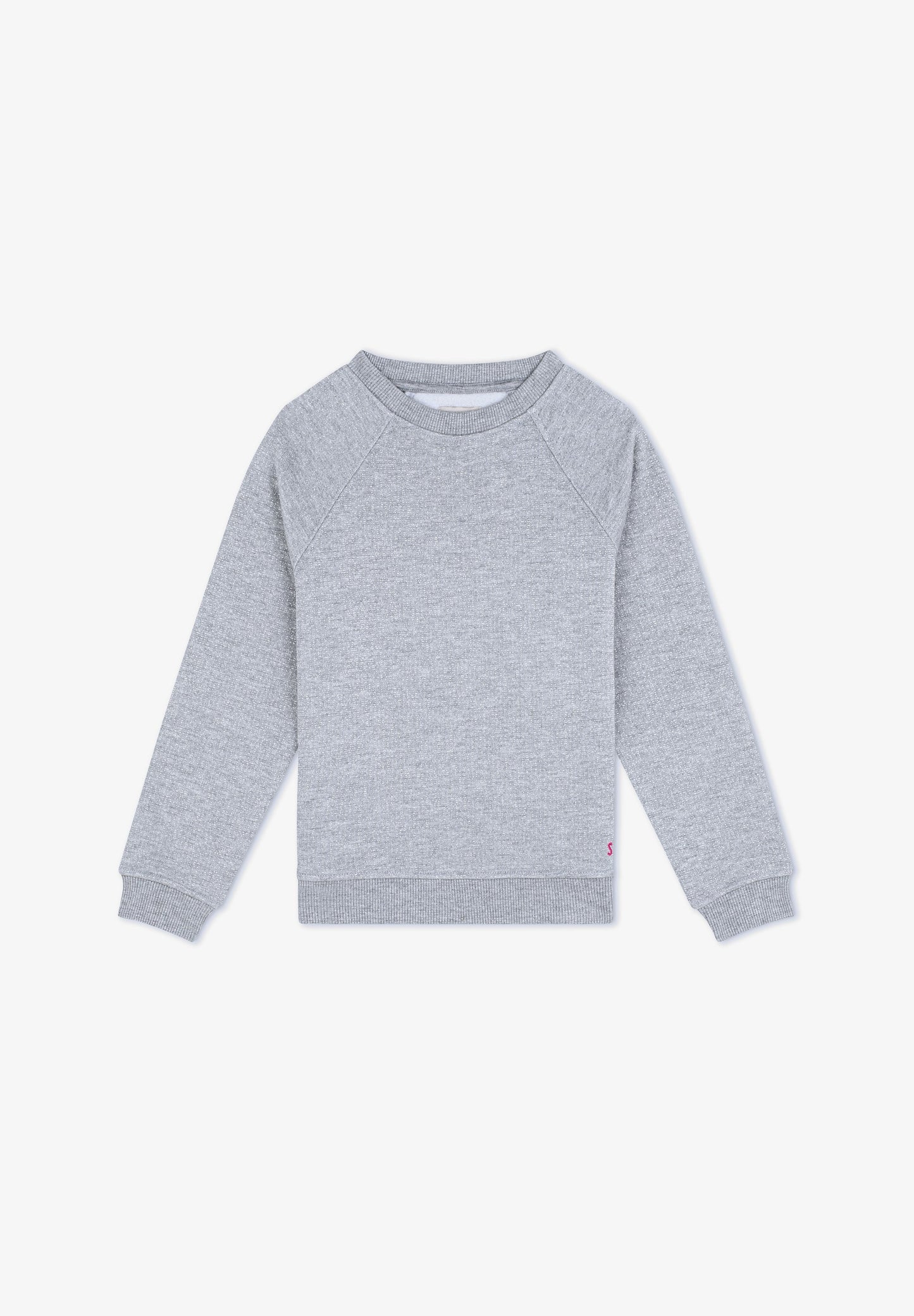 RAGLAN SLEEVE LUREX SWEATSHIRT